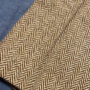 Vintage herringbone brown and cream wide leg womens pants